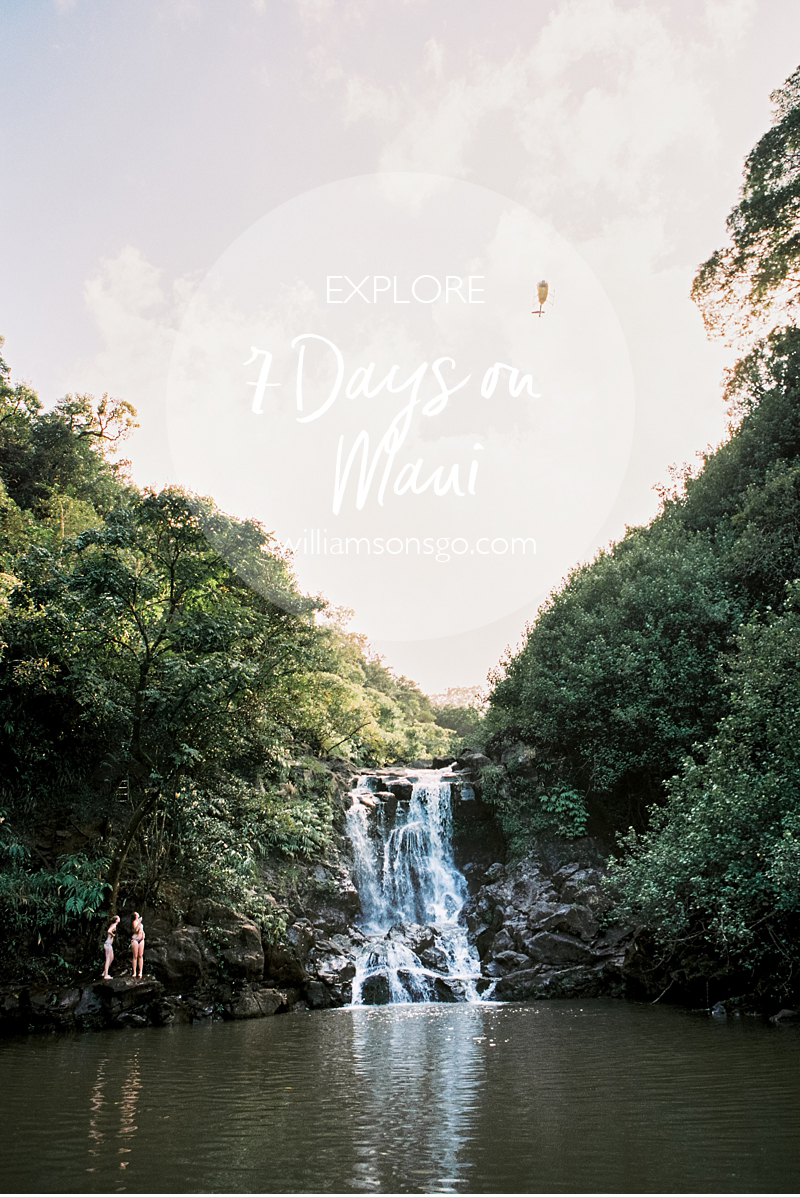 7 Day Itinerary in Maui from WilliamsonsGo