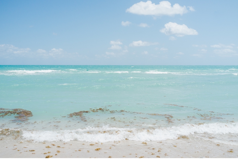 Bluest Water in South Beach Miami