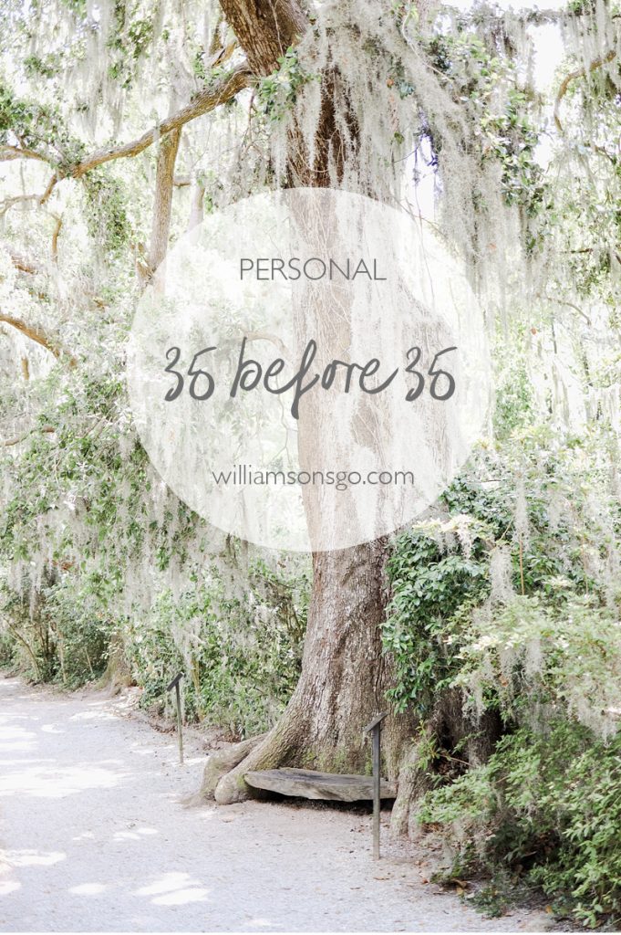 35 Before 35 | the ultimate birthday list